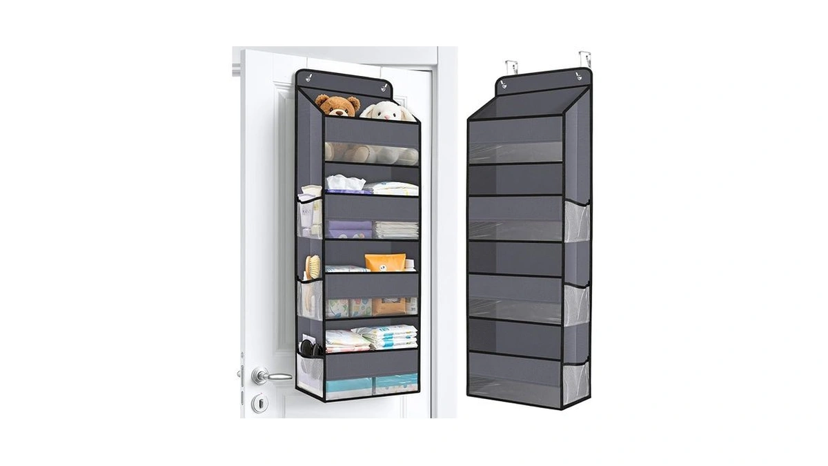 Over The Door Organizer Storage Behind Door Hanging Organizer For