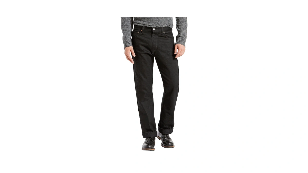 Levi Men Boot Cut Jean Black