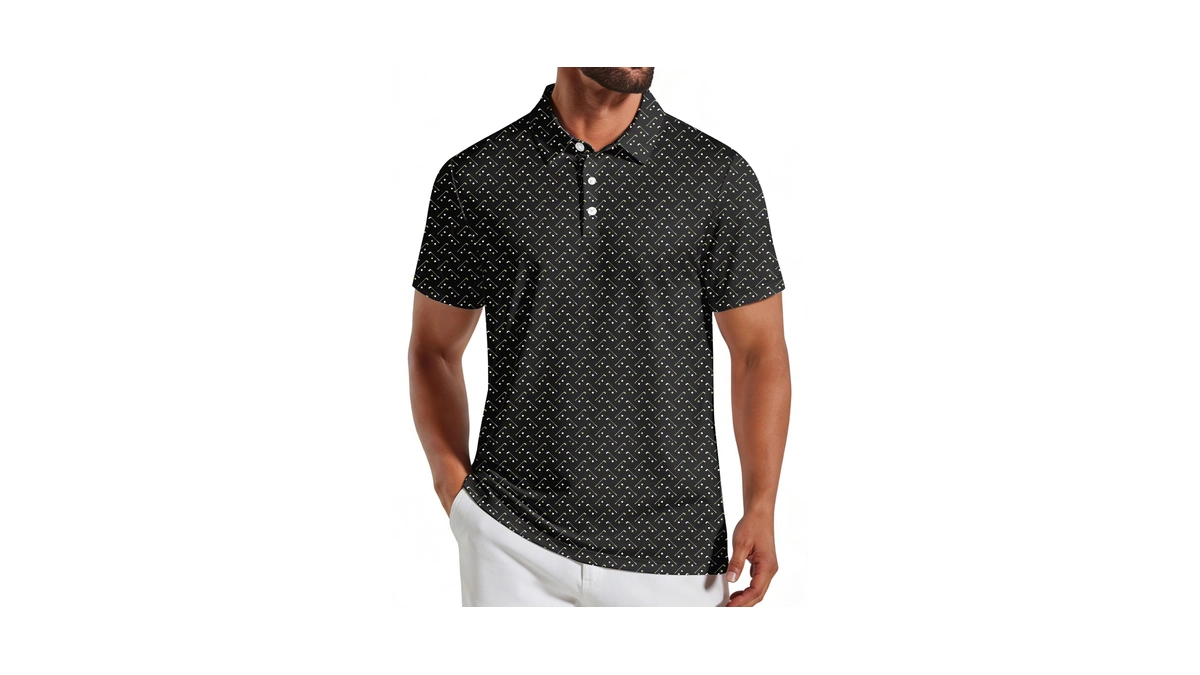 Coofandy Mens Golf Polo Shirts Short Sleeve Quick Dry Casual