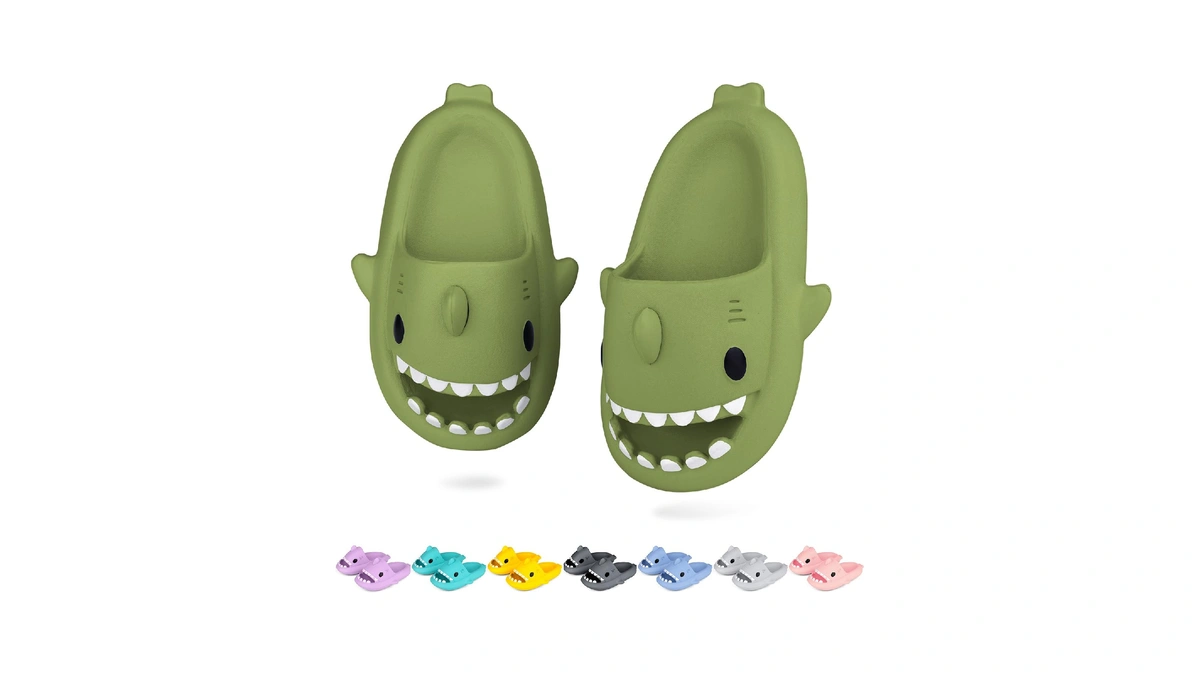 Lakige Kids Shark Cloud Slides | Toddler Boys Girls Shower