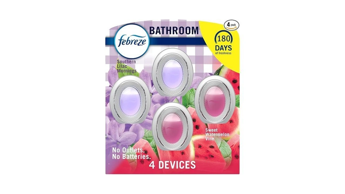 Febreze Bathroom Air Freshener, Odor-fighting, Plug In Alternative, Air Fresheners