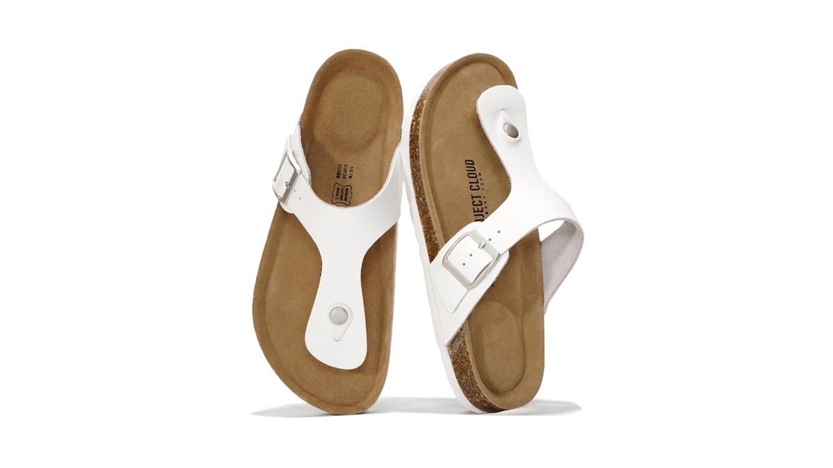Project Cloud 100% Genuine Leather Thong Sandals & Flip Flops