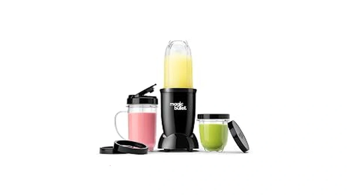 Magic Bullet Blender, Small, Black, 11 Piece Set