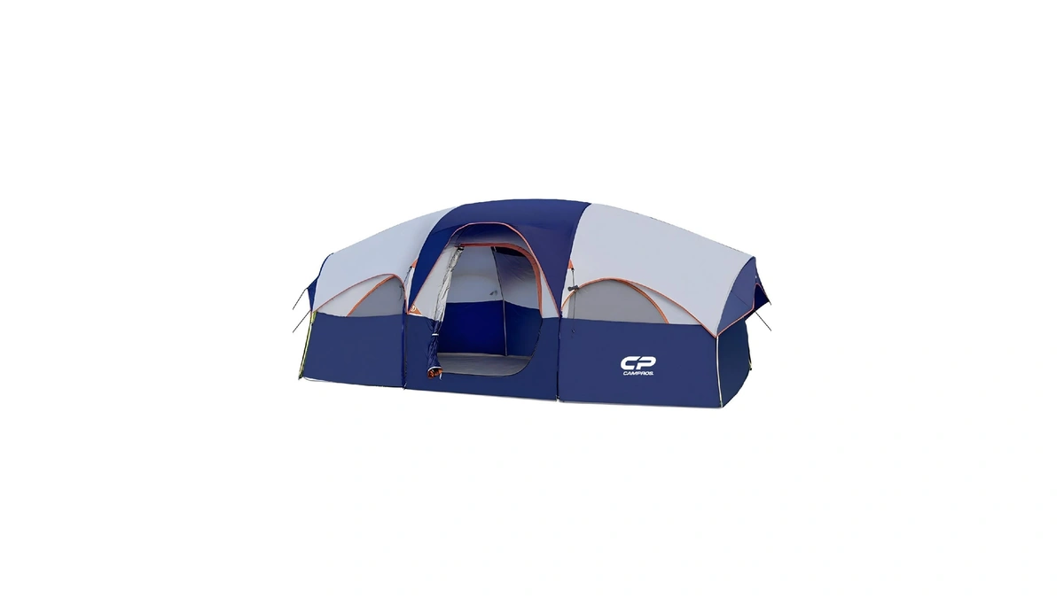 Campros Cp 8 Person Camping Tent, Room Divider, Rainfly, Weather