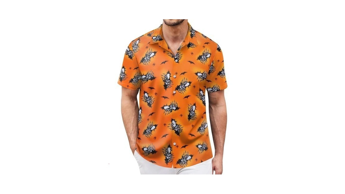 Hawaiian Shirt For Men Short Sleeves Tropical...
