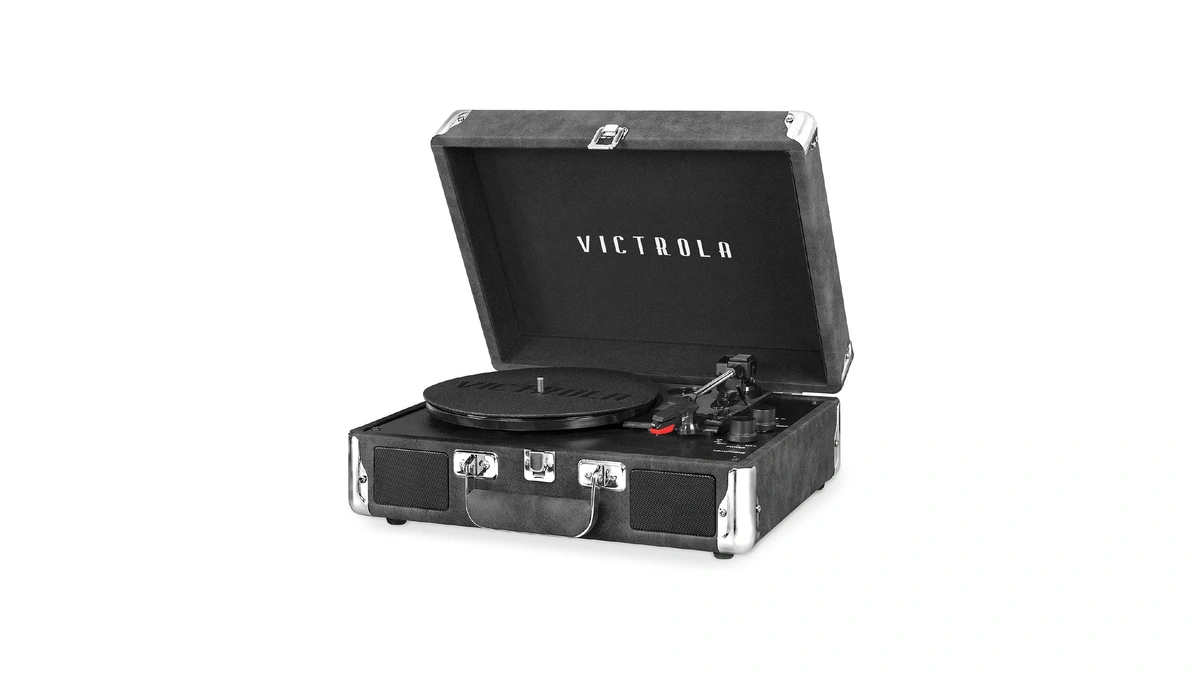 Victrola Journey - Bluetooth Suitcase Record Player - Gray