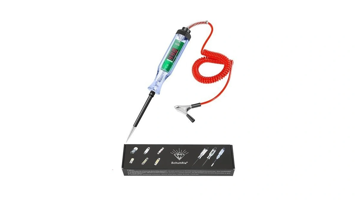 Test Light Automotive,circuit Tester 3-48v Dc Digital Lcd Display,prolong Spring