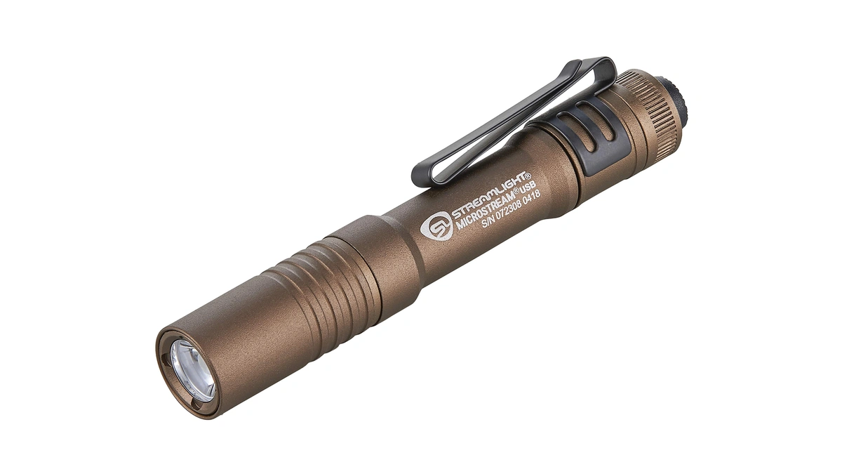 Streamlight 66609 Microstream 250-lumen 1,150-candela Flashlight, Coyote