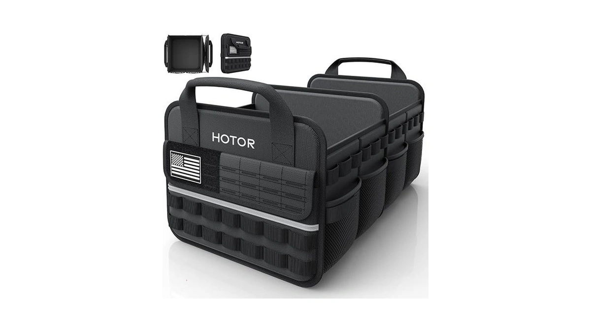 Hotor Tactical Trunk Organizer - Car Storage With Front Molle