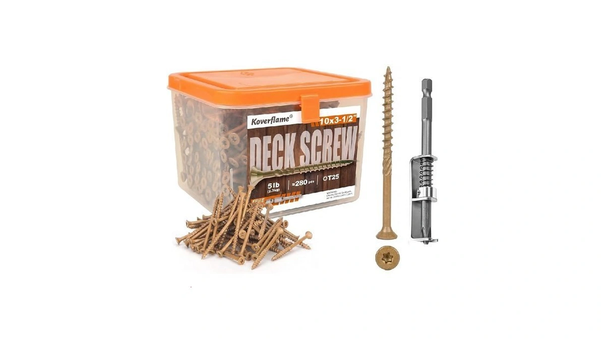 #10 X 3 Deck Screws For Diy Projects: 5 Lb