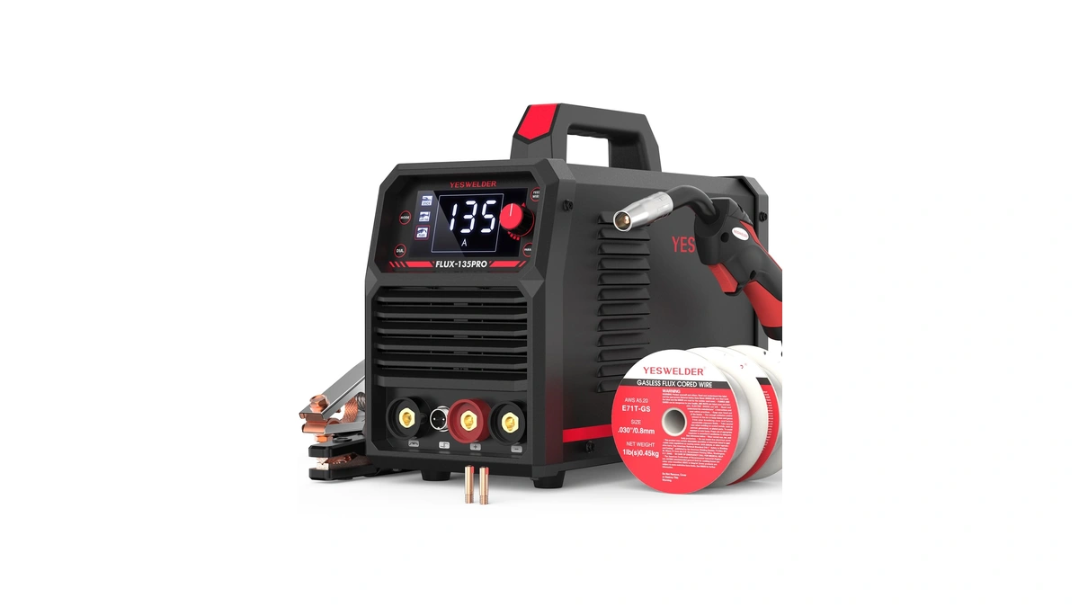 Yeswelder 135a Mig Welder, 110v Flux Core Gasless Mig/lift Tig/stick