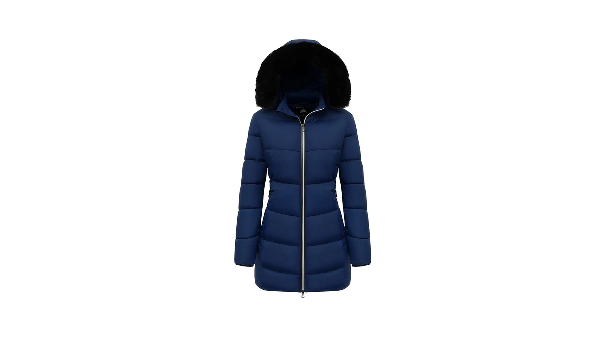 Moerdeng Women's Winter Windproof Warm Down Coats Waterproof Thicken Hooded