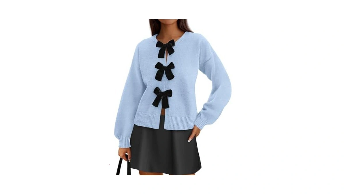 Prettygarden Bow Tie Cardigans