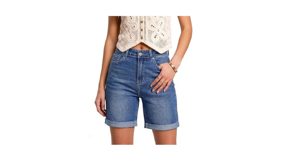 Luvamia Jean Shorts For Women High Waisted Trendy Causal Summer