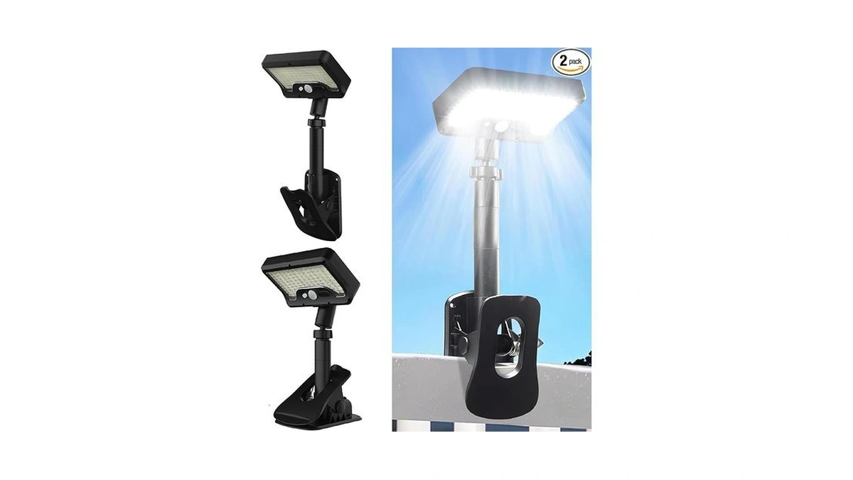 Solar Lights Outdoor, 600lm Motion Sensor Security Light With Dual