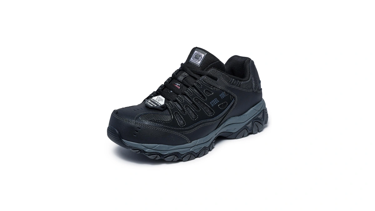 Skechers Men's Cankton Steel Toe Construction Shoe - Electrical Hazard