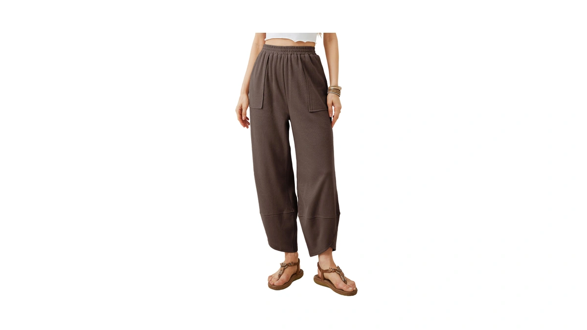 Amazon : Xiaoxuemeng Womens Baggy Wide Leg Pants