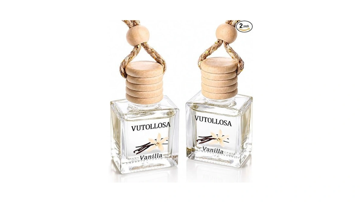 2-pack Car Air Fresheners, Car Deodorizer, Vanilla Scented Air Freshener