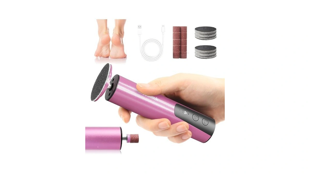 Electric Foot Callus Remover 6 Speed Adjustable For Women Mom