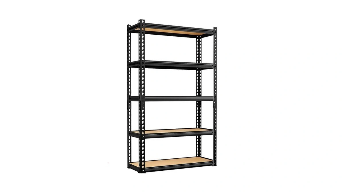 Leveleve 5-tier Storage Shelving Unit, Metal, For Garage, Kitchen, Laundry