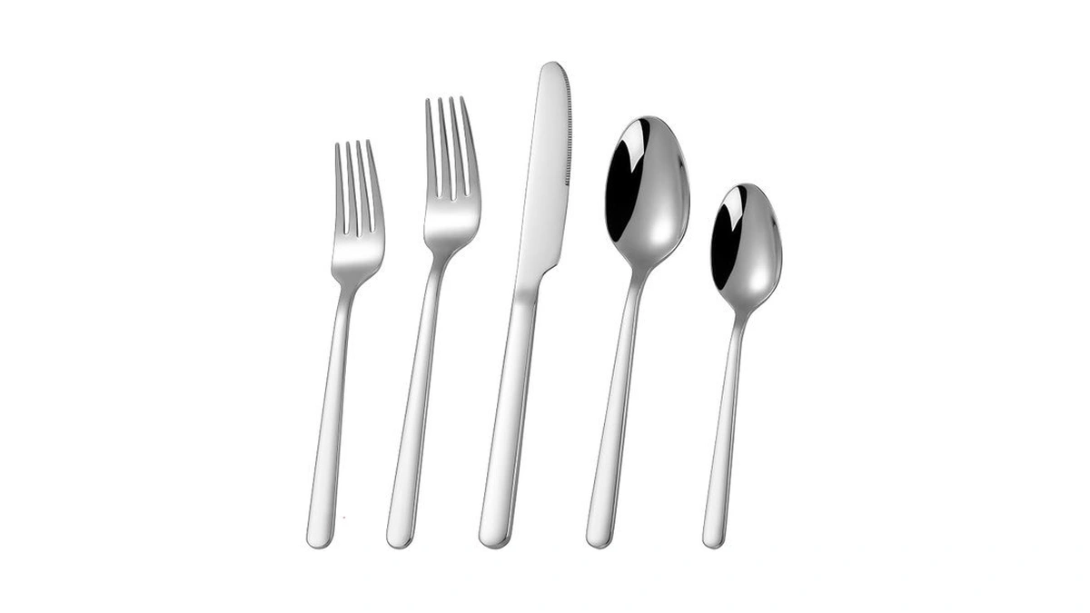 30 Piece Silverware Set 18/10 Stainless Steel, Flatware Set For