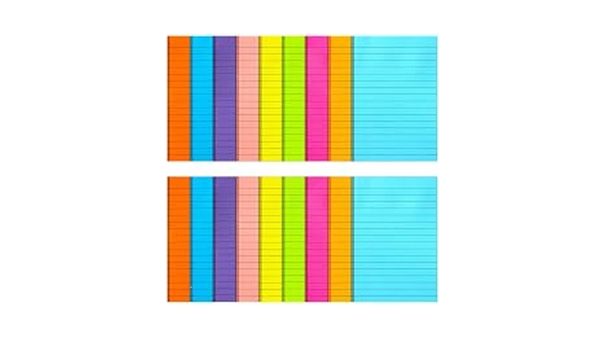 18 Pack Lined Sticky Notes 4x6 In Self-stick Note Pads