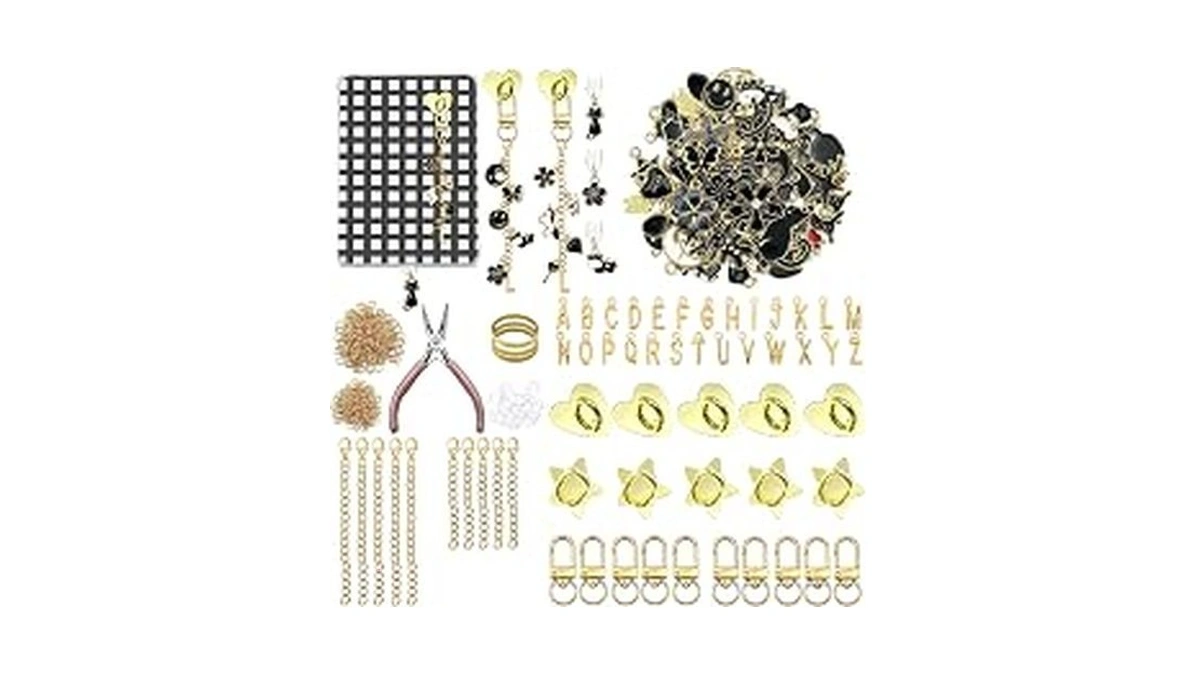 Yesmvpmvp 499 Pcs Kindle Accessories,charm Chain Making Kit For Kindle