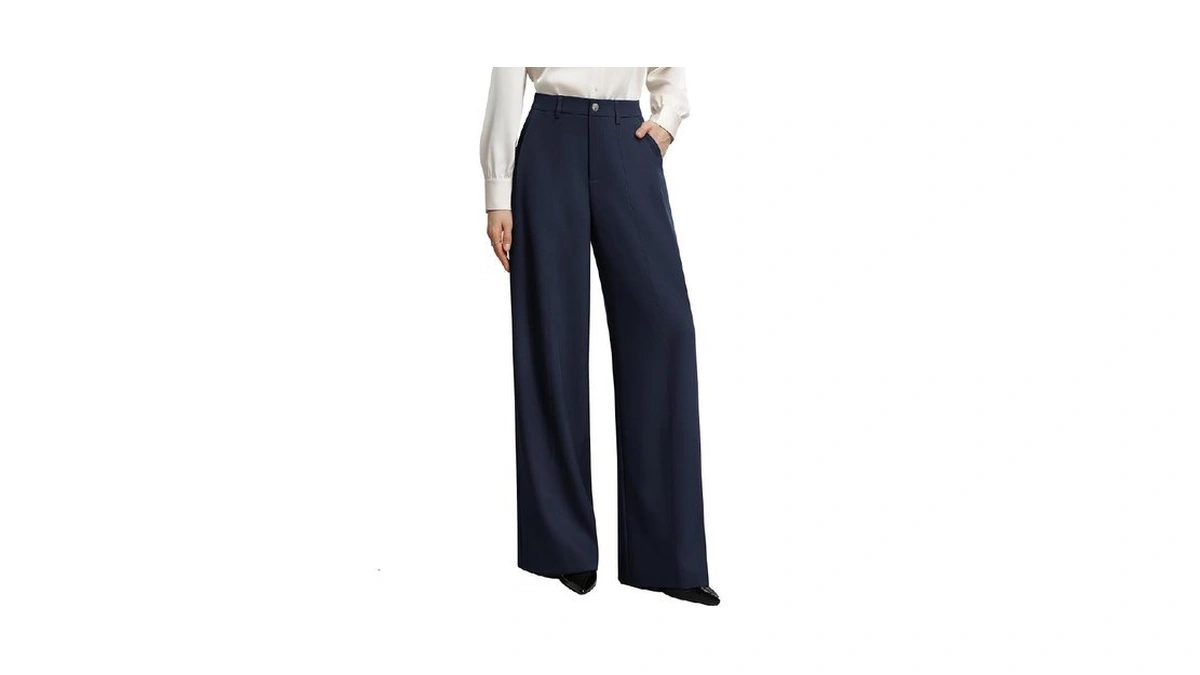 Grace Karin Womens Wide Leg Dress Pants Business Office Work