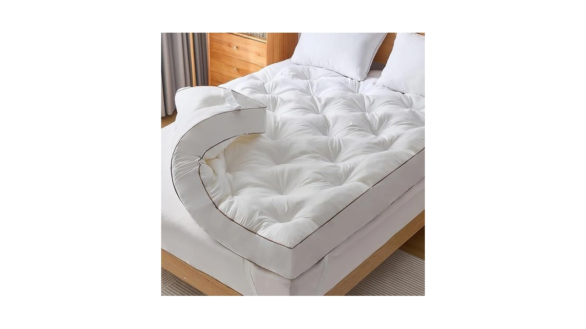Whatsbedding 4 Inch Memory Foam Mattress Topper Full For Back