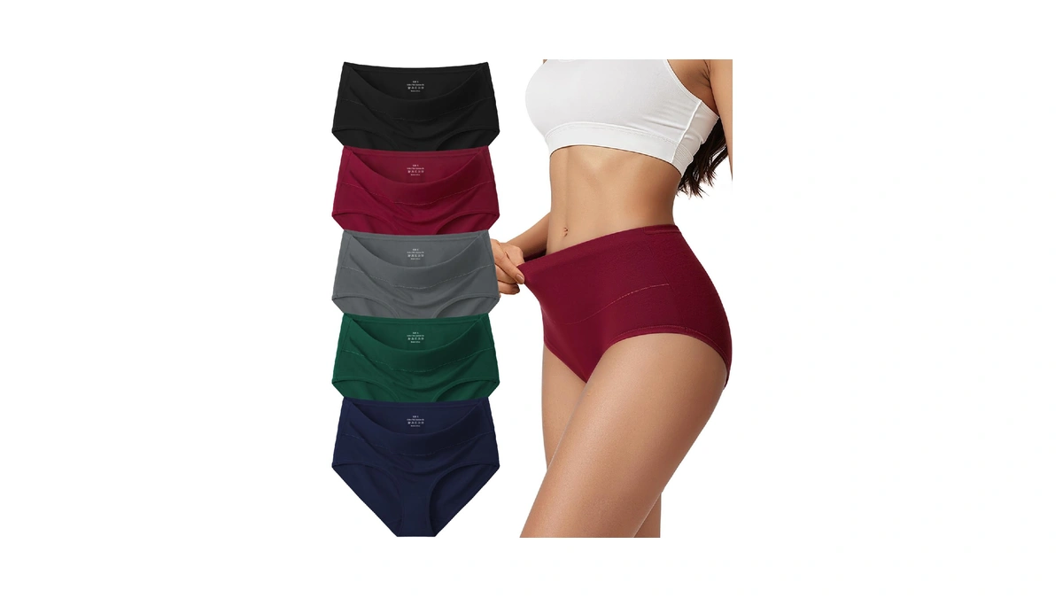 Vevmon Cotton Underwear For Women High Waisted Soft Ladies Panties
