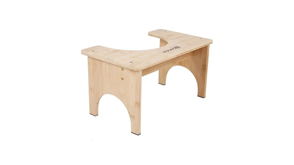 Bamboo Toilet Stool β Ergonomic, Eco-friendly, Non-slip Bathroom Stool For