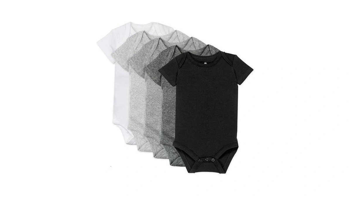 Honestbaby -pack Short Sleeve Bodysuits One-p...