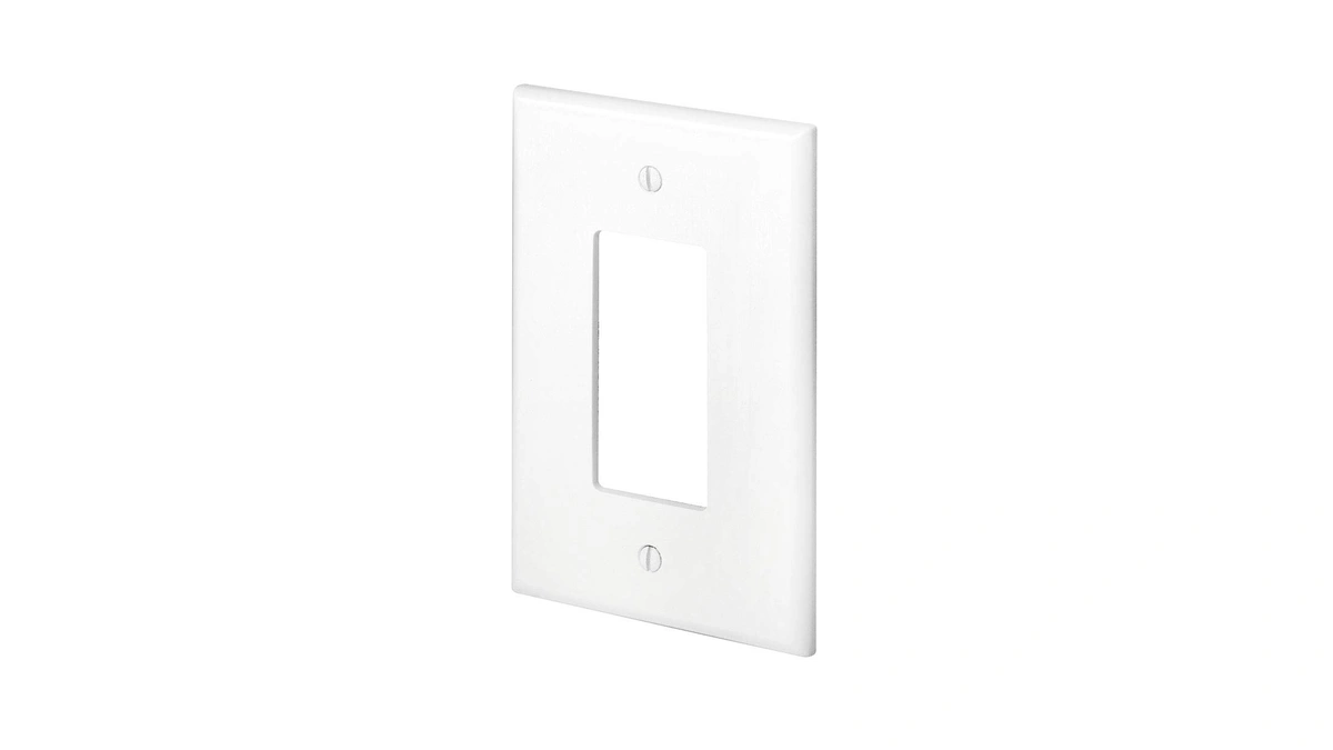 Leviton 1-gang Decora Gfci Device Decora Wallplate, Oversized, Thermoset, Device