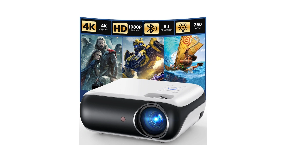 Happrun Native 1080p Outdoor Smart Projector-standard