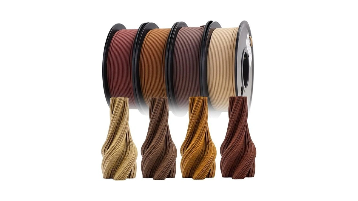 Wood Pla Filament Bundle Wood Filament Maple ...