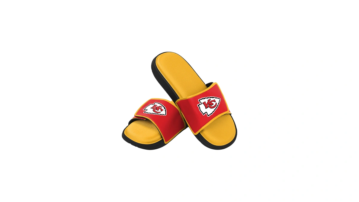 Foco Kansas City Chiefs Nfl Mens Foam Sport Slide -