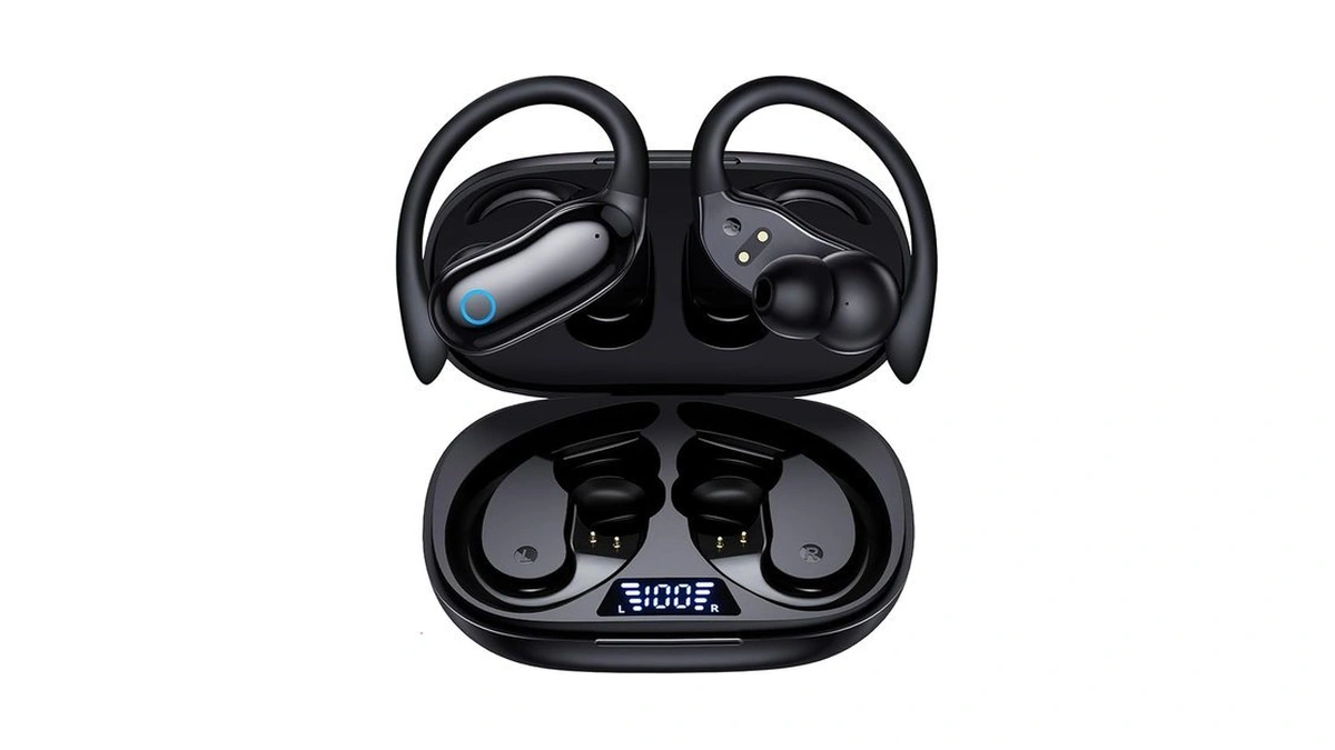 Gnmn Active Noise Cancelling Ear Buds Wireless Earbuds 96hrs Playback