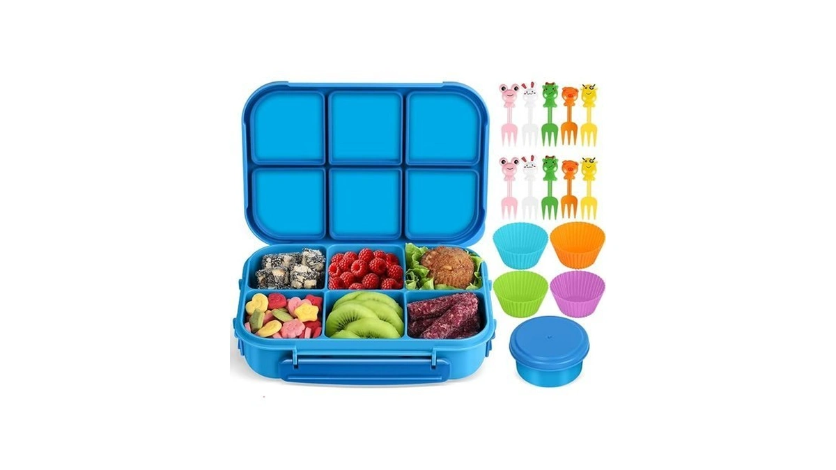 Amathley Lunch Box Kids Girls Boys,bento Box Adult,toddler Lunch Containers