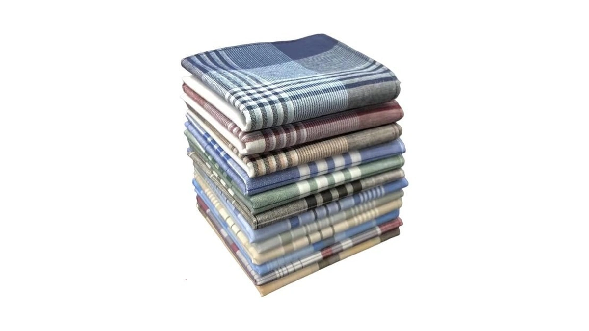 Amazon code: Emlstyle Men's Handkerchiefs 100% Cotton
