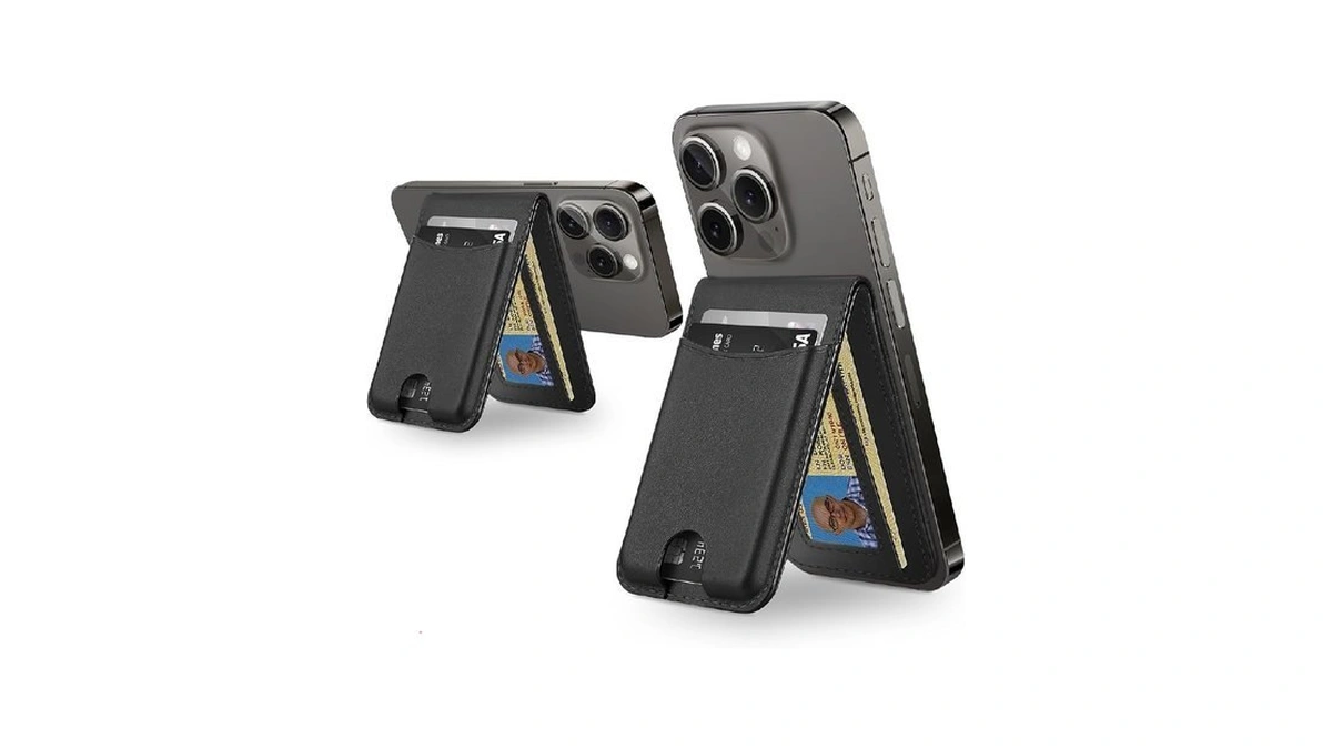 Topmade For Magsafe Wallet With Adjustable Stand, Magnetic Phone Card