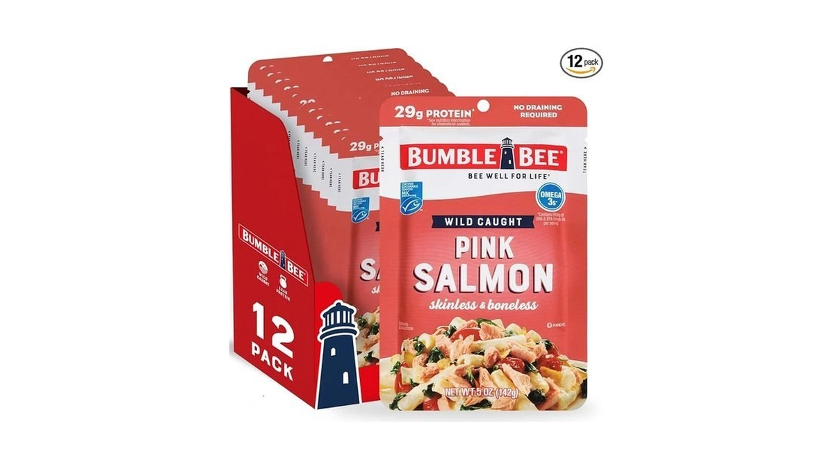 Bumble Bee Wild Caught Pink Salmon Pouch, 5 Oz (pack