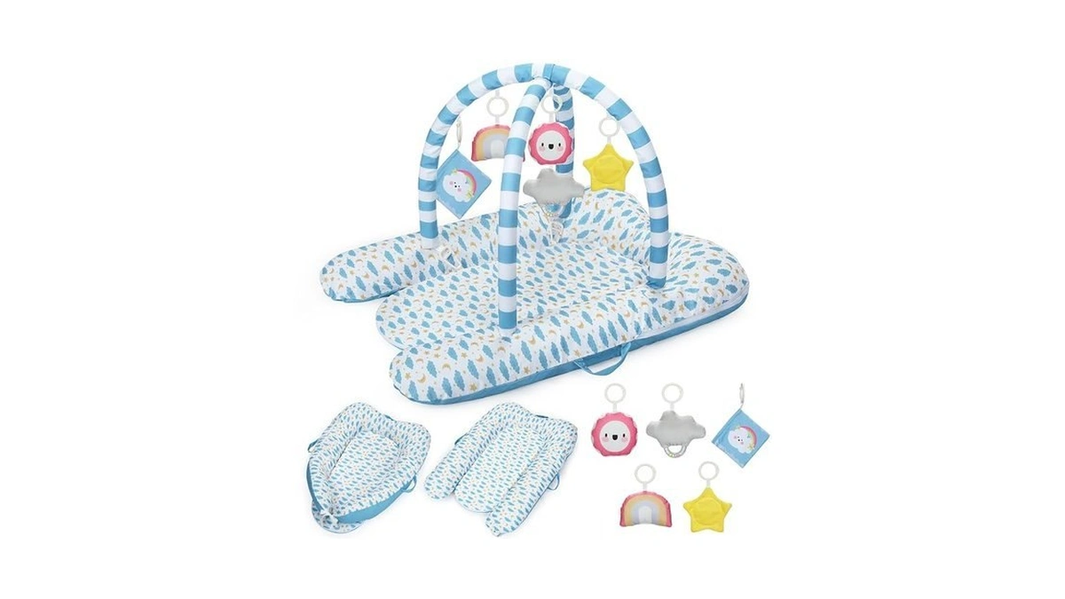 7-in-1 Baby Play Mat & Activity Gym, 0-12 Months Multi-use