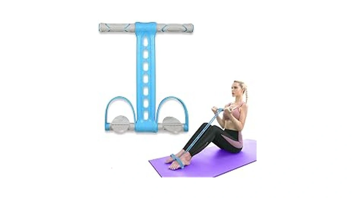 Pedal Resistance Bands With Handles Exercise Bands Multifunction Tension Rope
