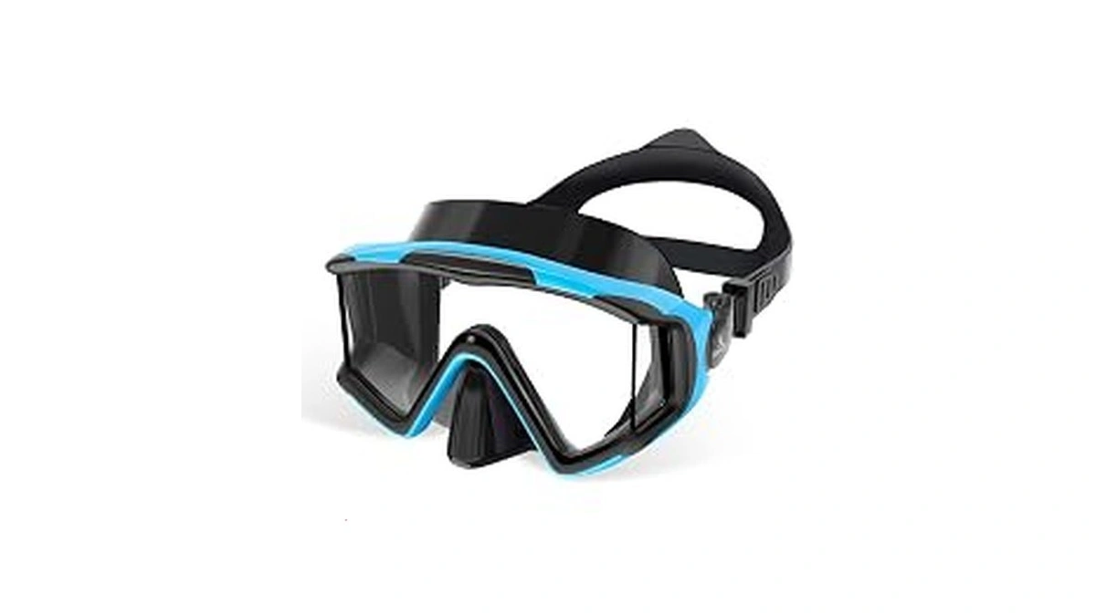 Keary Kids Swim Goggles For 6-14 With Nose Cover 3-window