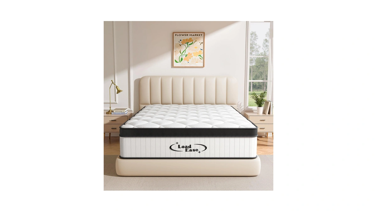 Loadease King Size Mattress,12 Inch King Mattress In A Box