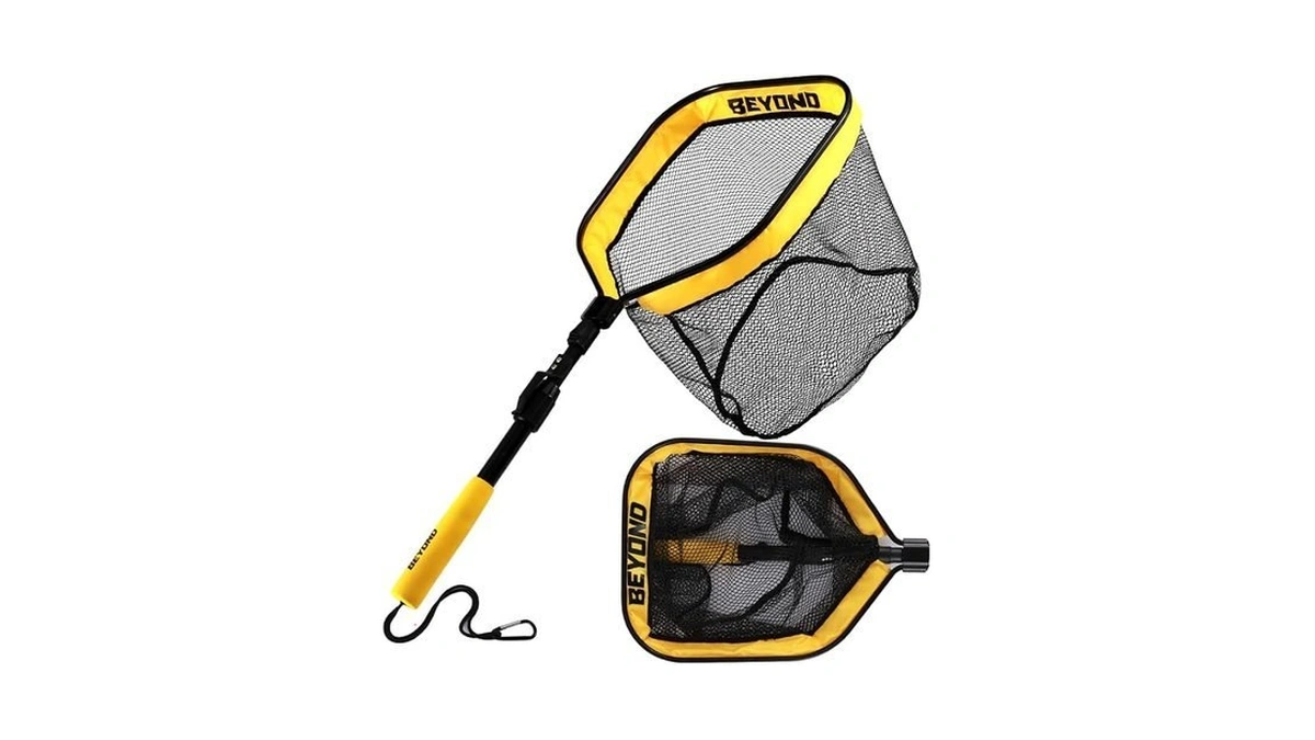 Beyond Braid Floating Fishing Net With Handle – Folding Fishing