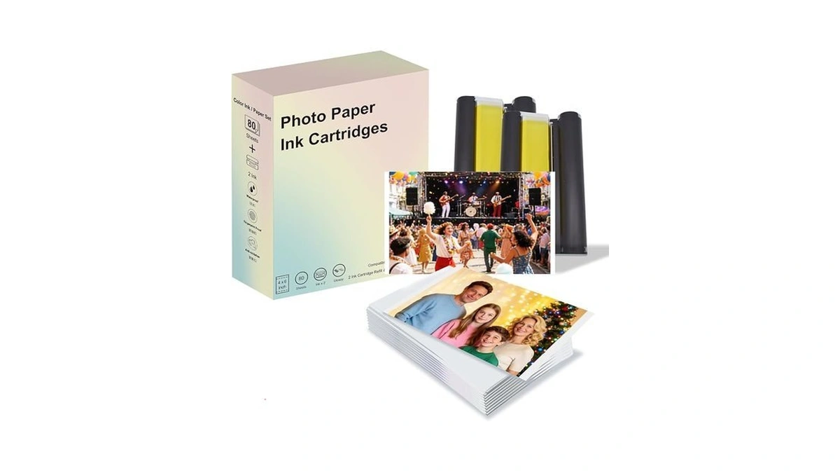 Compatible With Liene Amber M100 M200-4x6 Inch Glossy Photo Paper