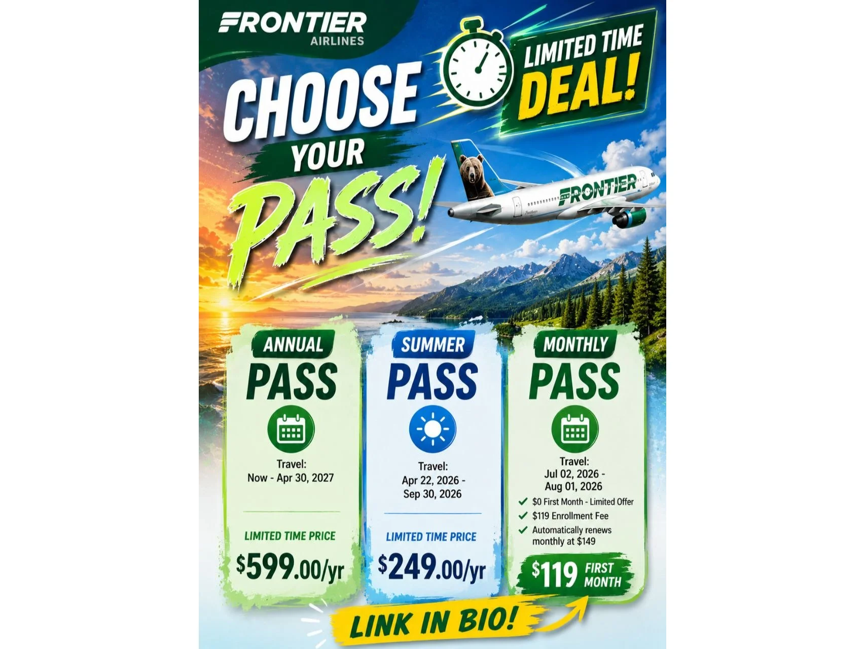 βοΈ travel more and spend less with frontier airlines!