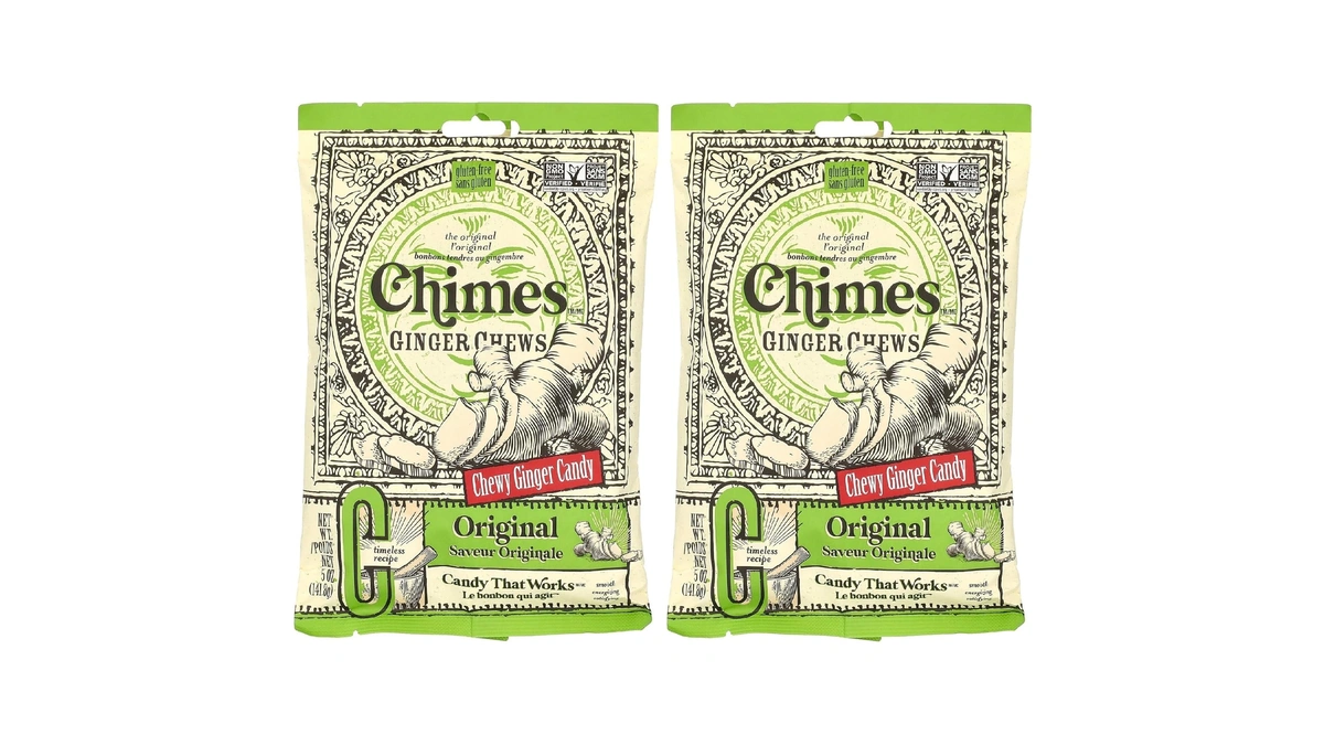 Chimes Ginger Chews, Original, 5 Ounce (pack Of 2)