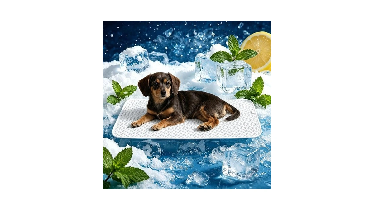 Timsunber Self-cooling Dog Mat, Q-max>0.5 Breathable Pet Pad For Summer